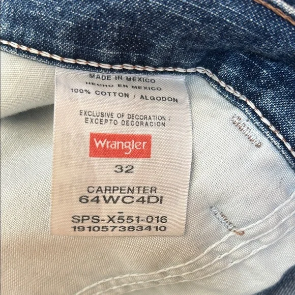 Wrangler Carpenter Jorts 32 - Picture 2 of 3
